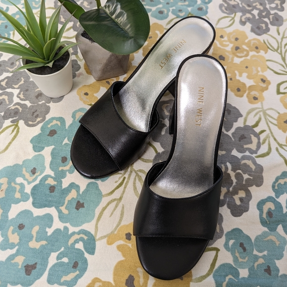 Nine West Shoes - Nine West Teice Heeled Slide Sandals